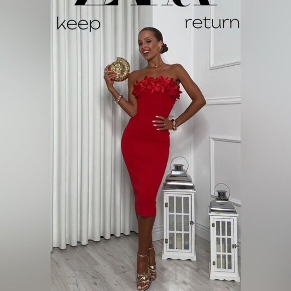 Nwt ZARA METALLIC SHELL CLUTCH - Picture 12 of 16